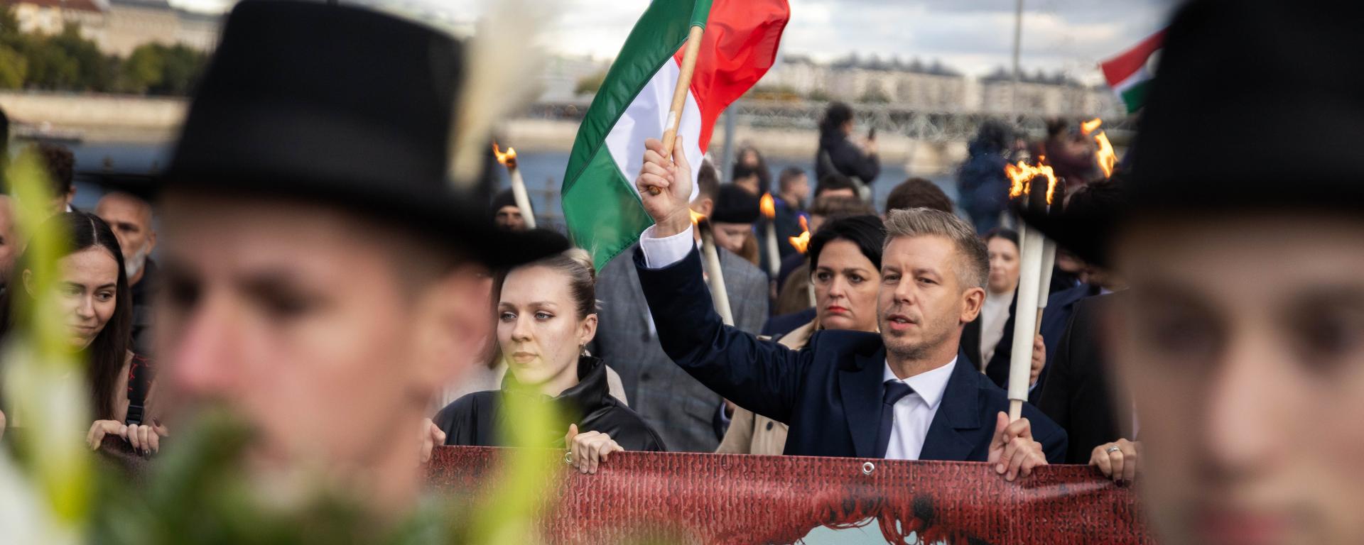 MP fáklyás menet