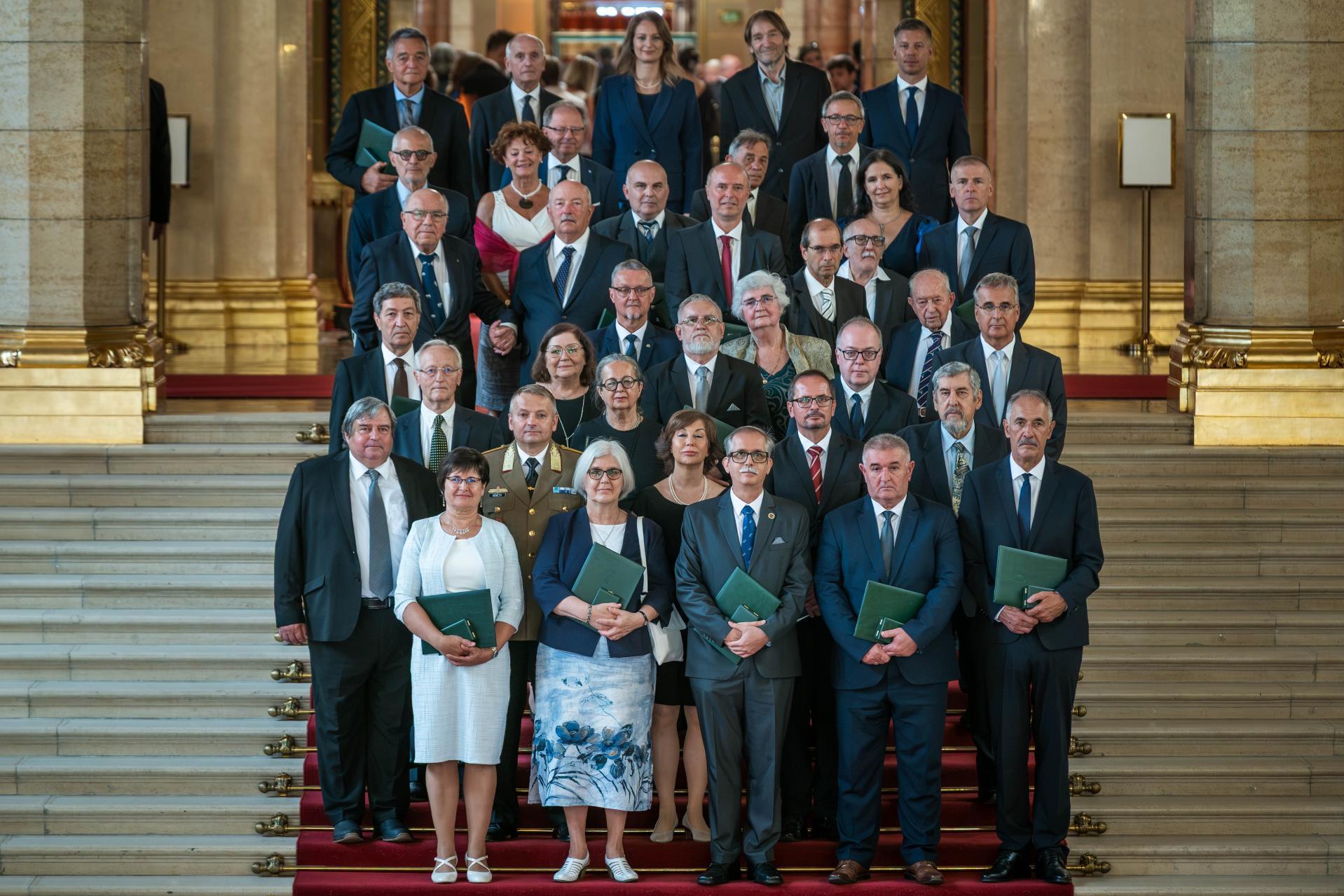 Állami kitüntetéseket adtak át augusztus 20-a alkalmából