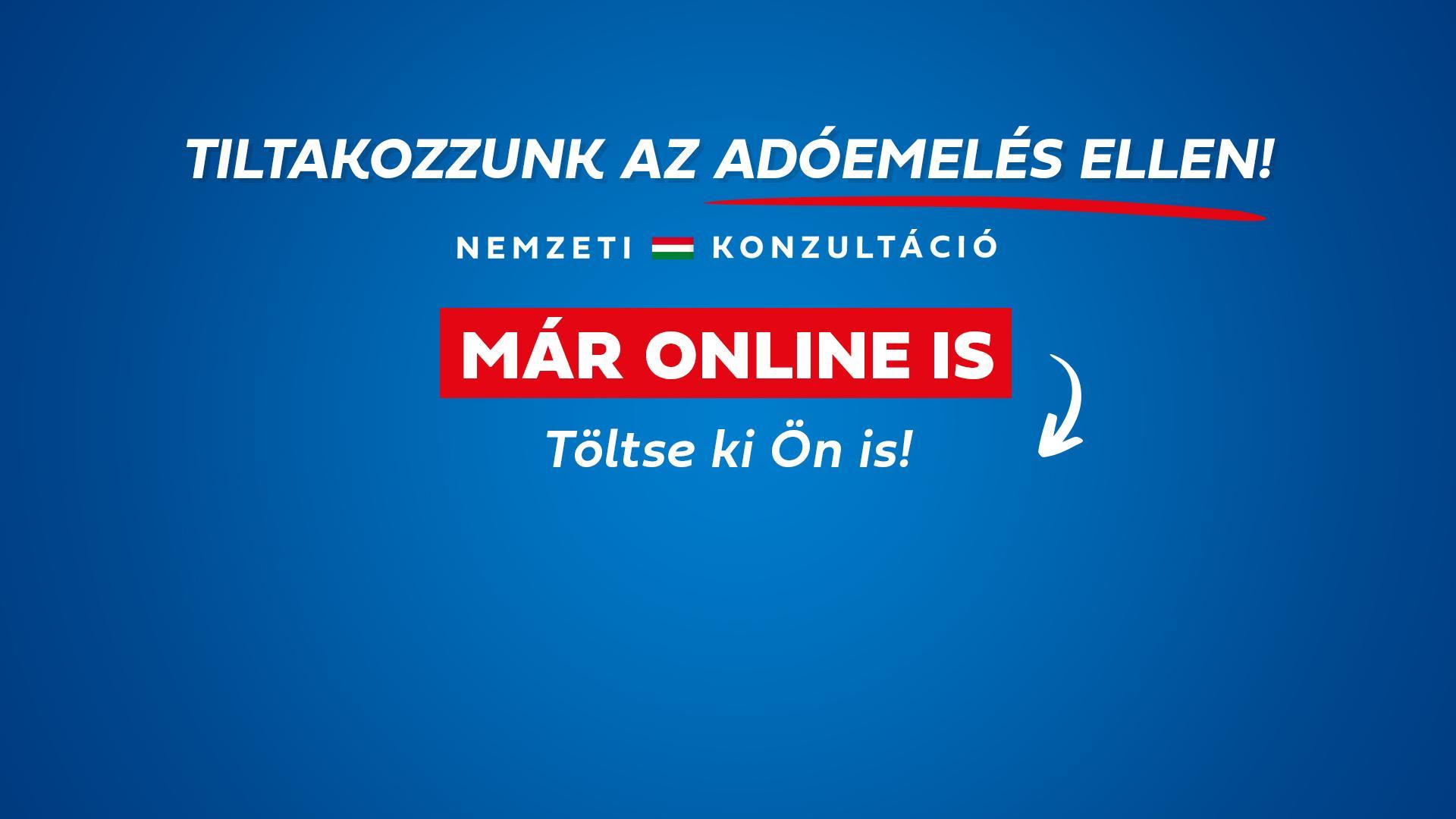 A mai naptól lehetővé teszik a nemzeti konzultáción az internetes szavazást