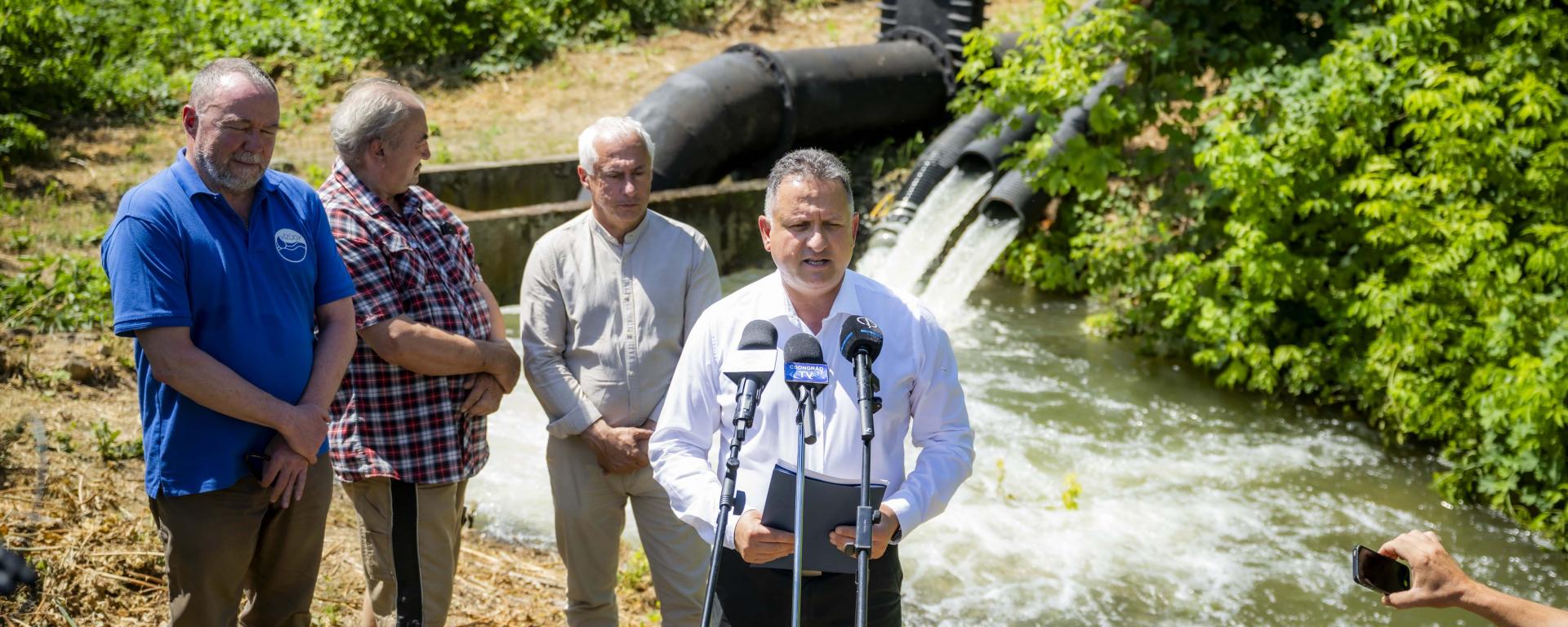 Hubai, aszály, vízkivétel