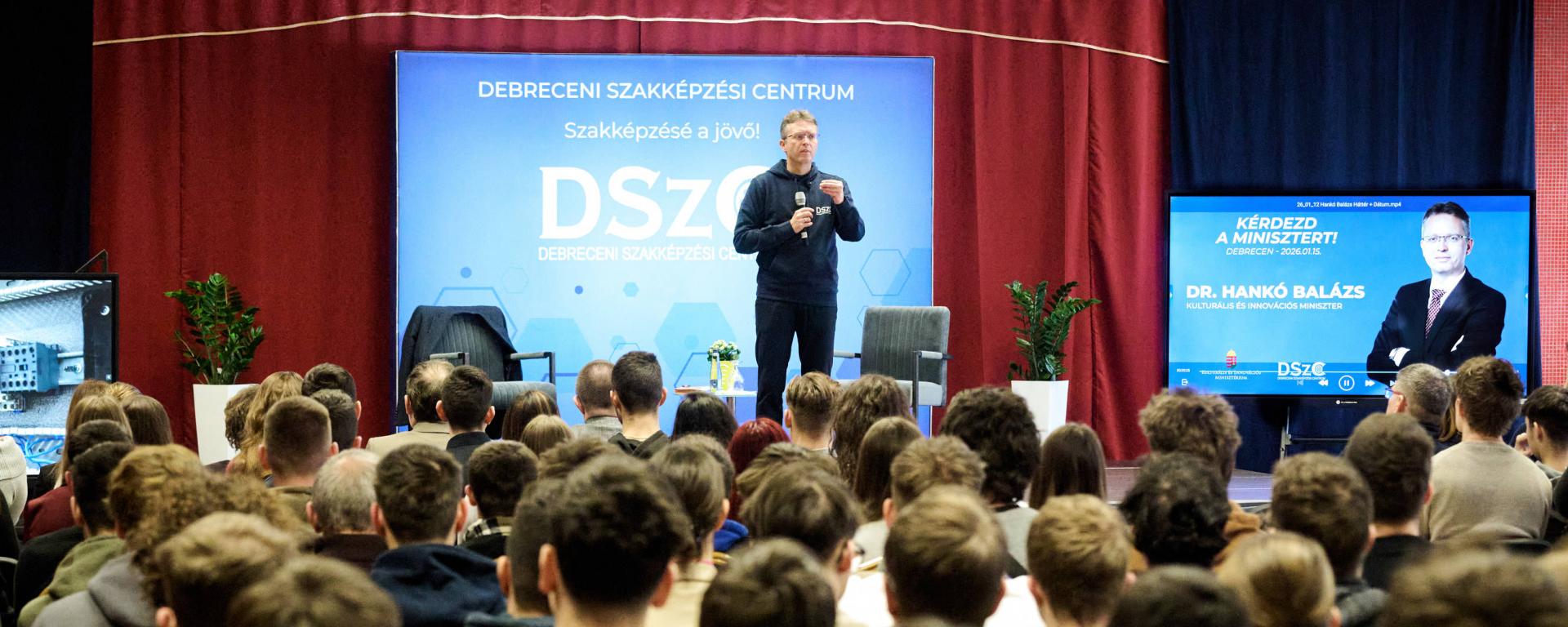 Hankó Balázs: Debrecen a szakképzési megújulás motorja