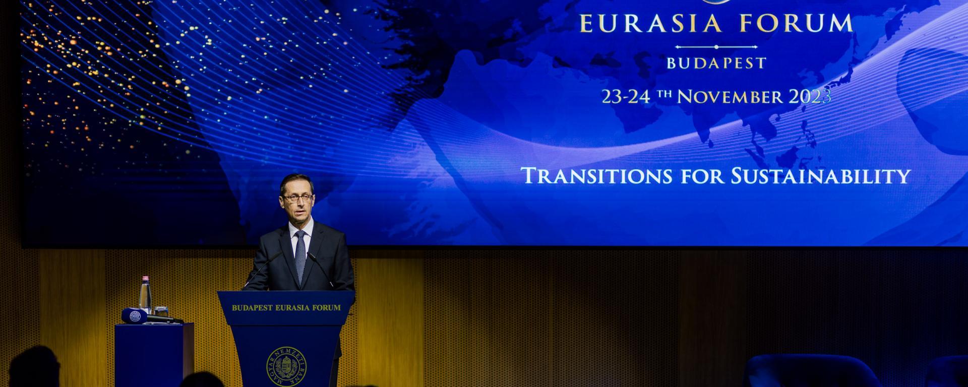 Budapest Eurasia Forum, 2023. november 23.