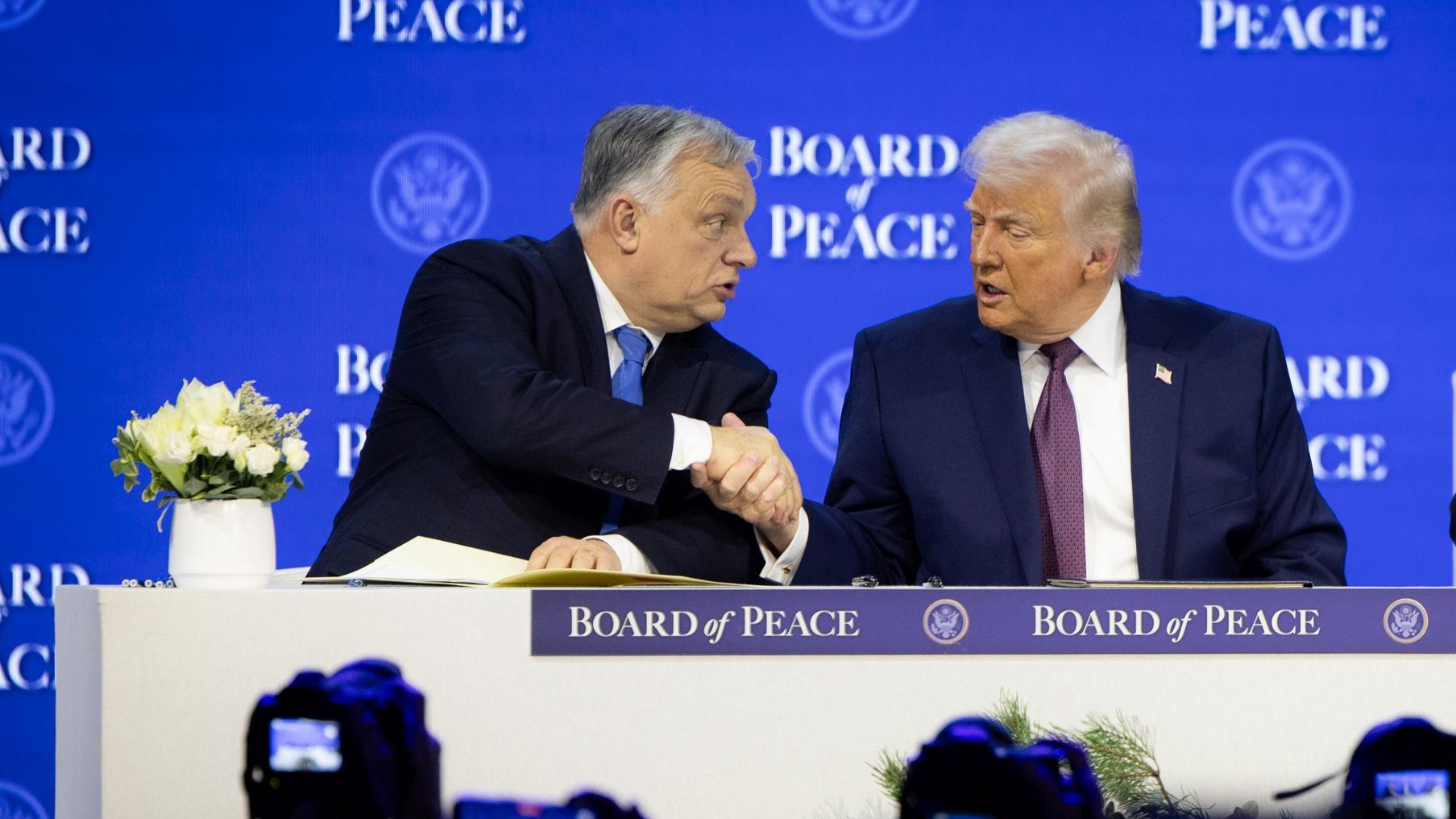 Donald Trump meghívására Magyarország is alapítója lett a Béketanácsnak