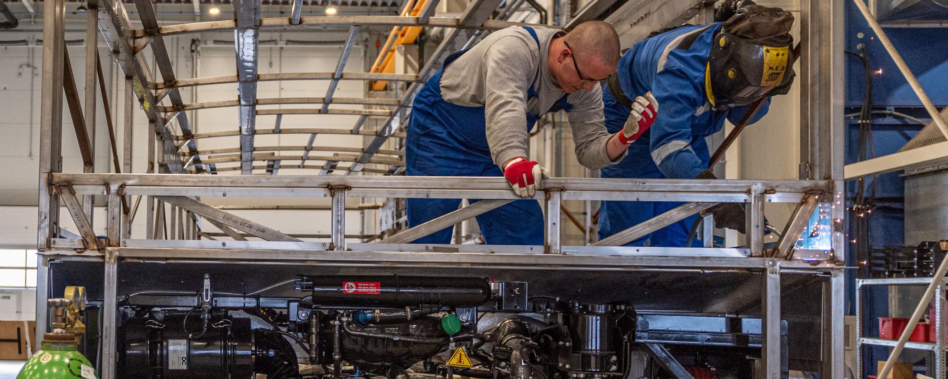 gyár, munka, hegeszt, vállalat