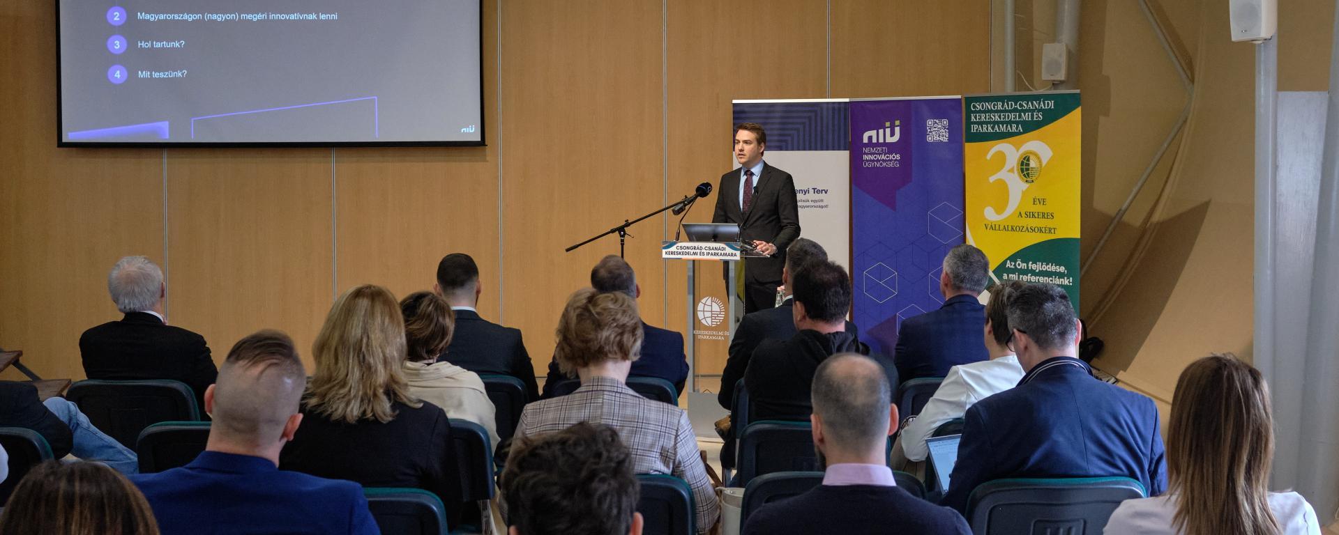 Bódis László: célunk, hogy minél több innovatív vállalkozás működjön Magyarországon