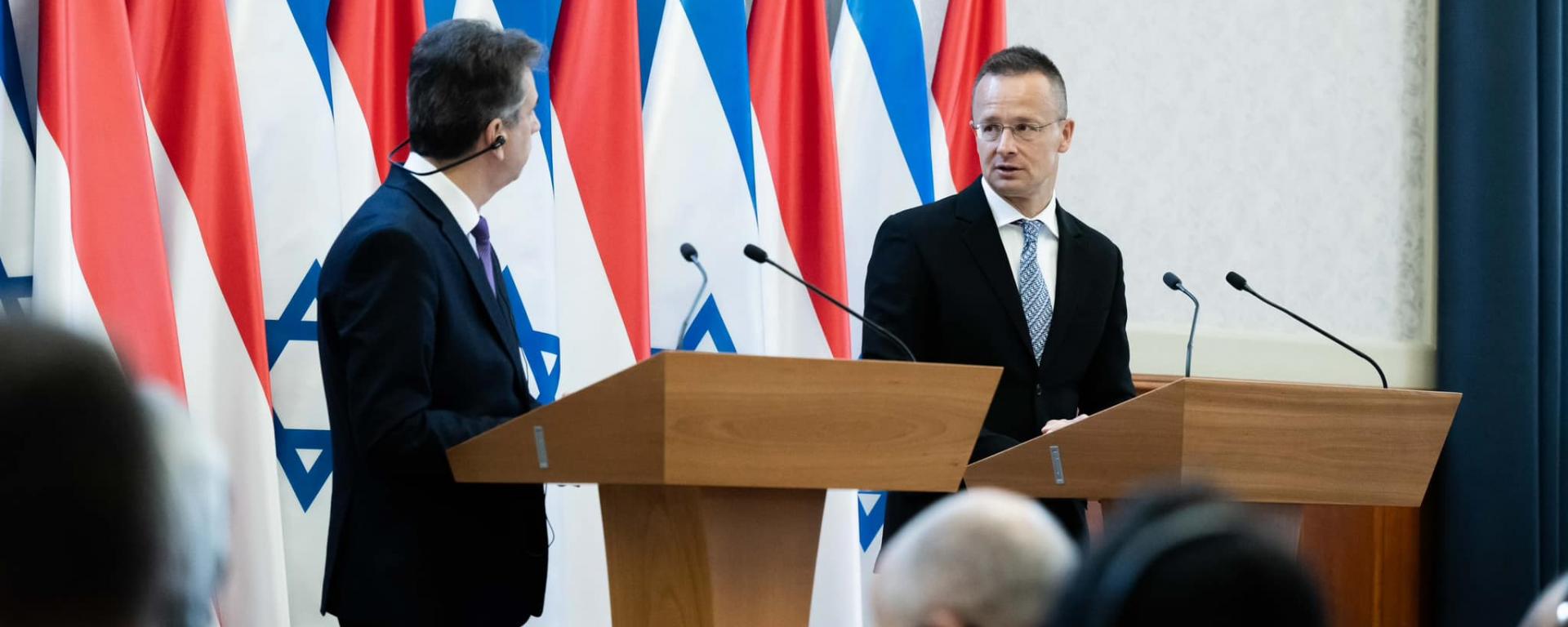 Szijjártó Péter: történelmi csúcsponton az együttműködés Magyarország és Izrael között2