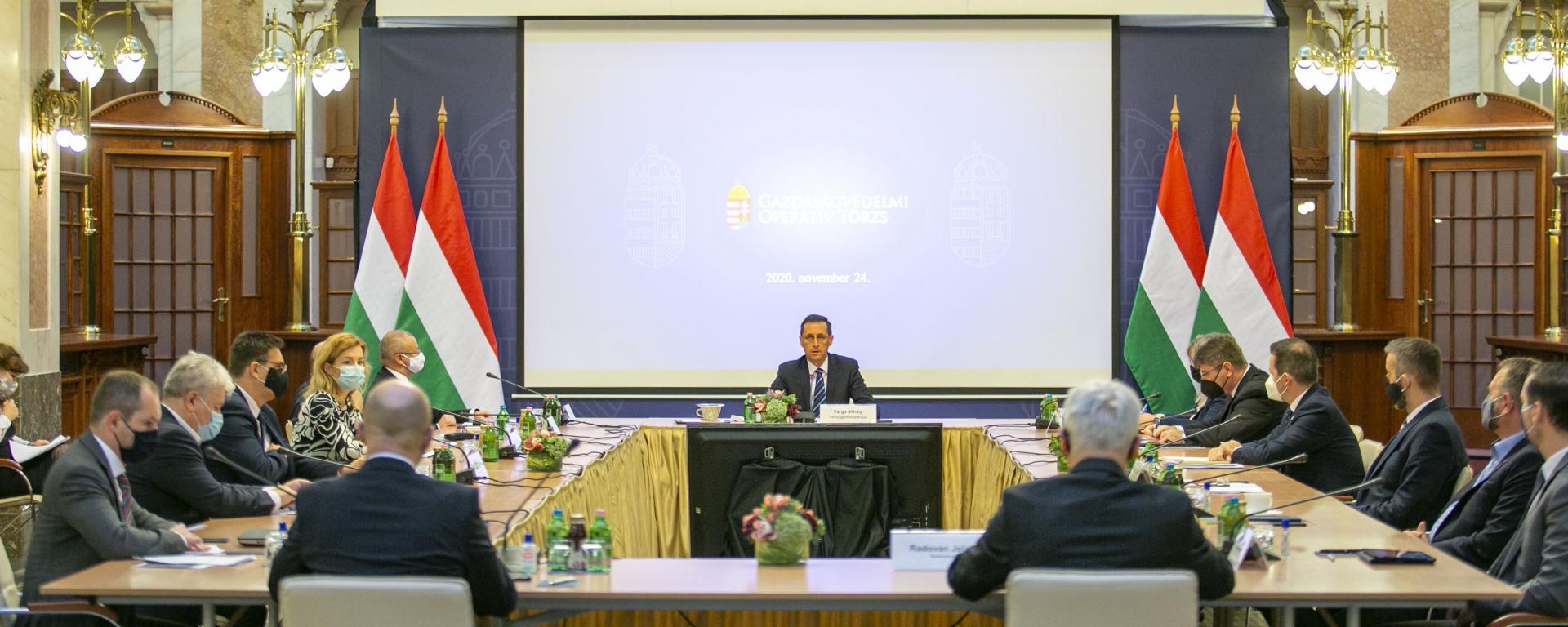 Gazdaságvédelmi Operatív Törzs, 2020. november 24.