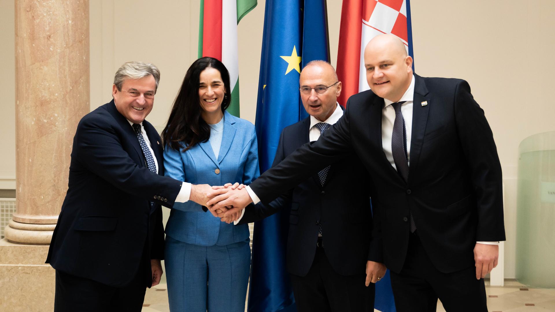 Orbán Anita és Kapitány István hivatalos zágrábi látogatása