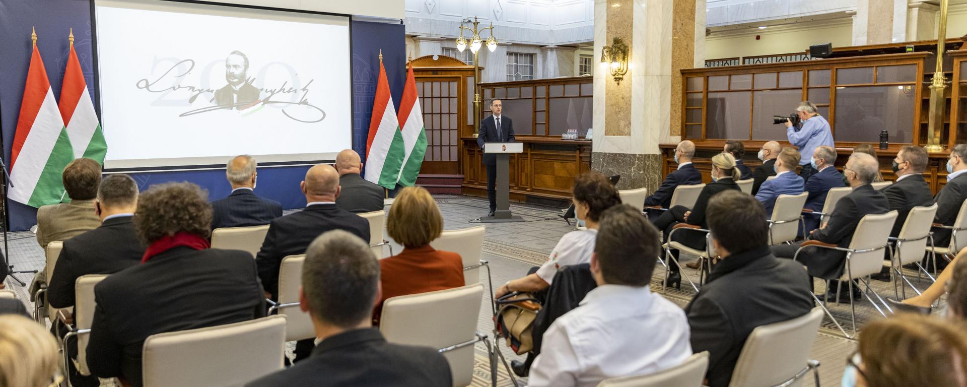 Lónyay Menyhért, megemlékezés, 2022. január 6.