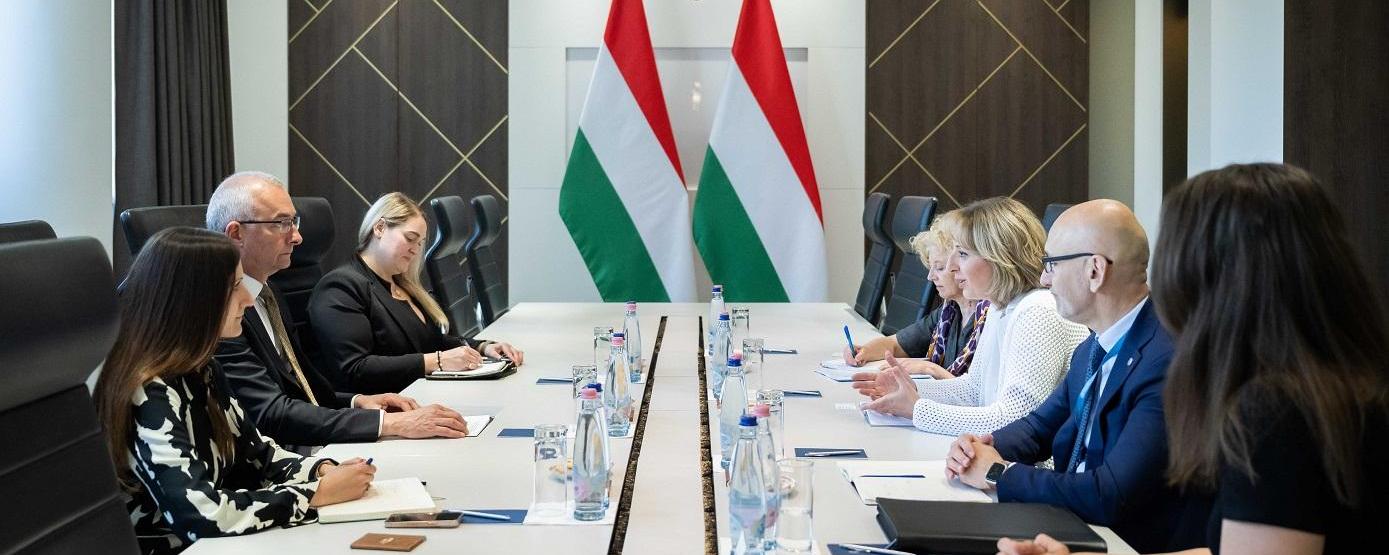 Sztáray Péter hivatalában fogadta a WHO delegációját2