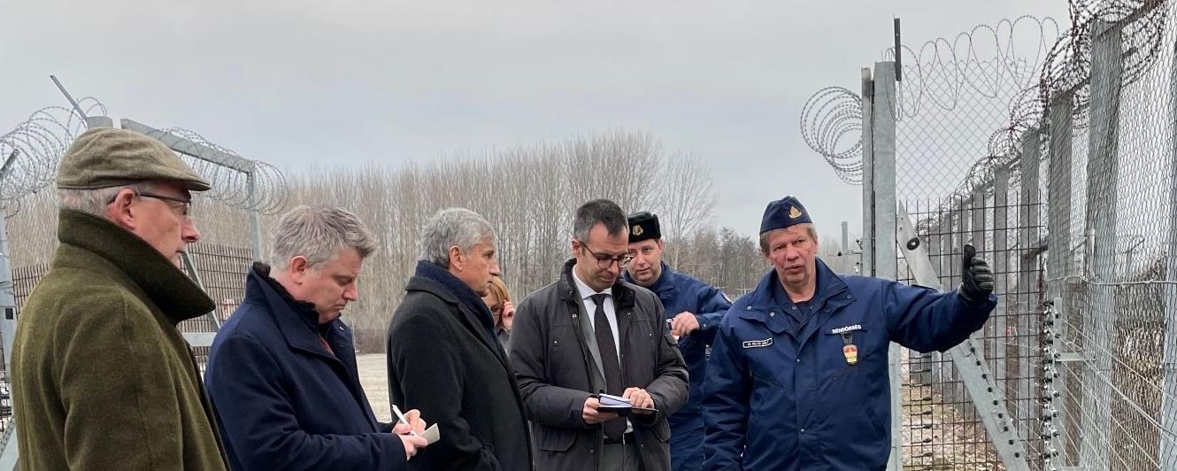 Sztáray Péter biztonságpolitikáért felelős államtitkár és Michael Spindelegger az ICMPD főigazgatója