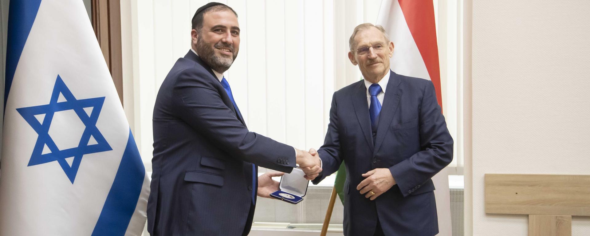 Magyar-izraeli belügyminiszteri tárgyalás - 1