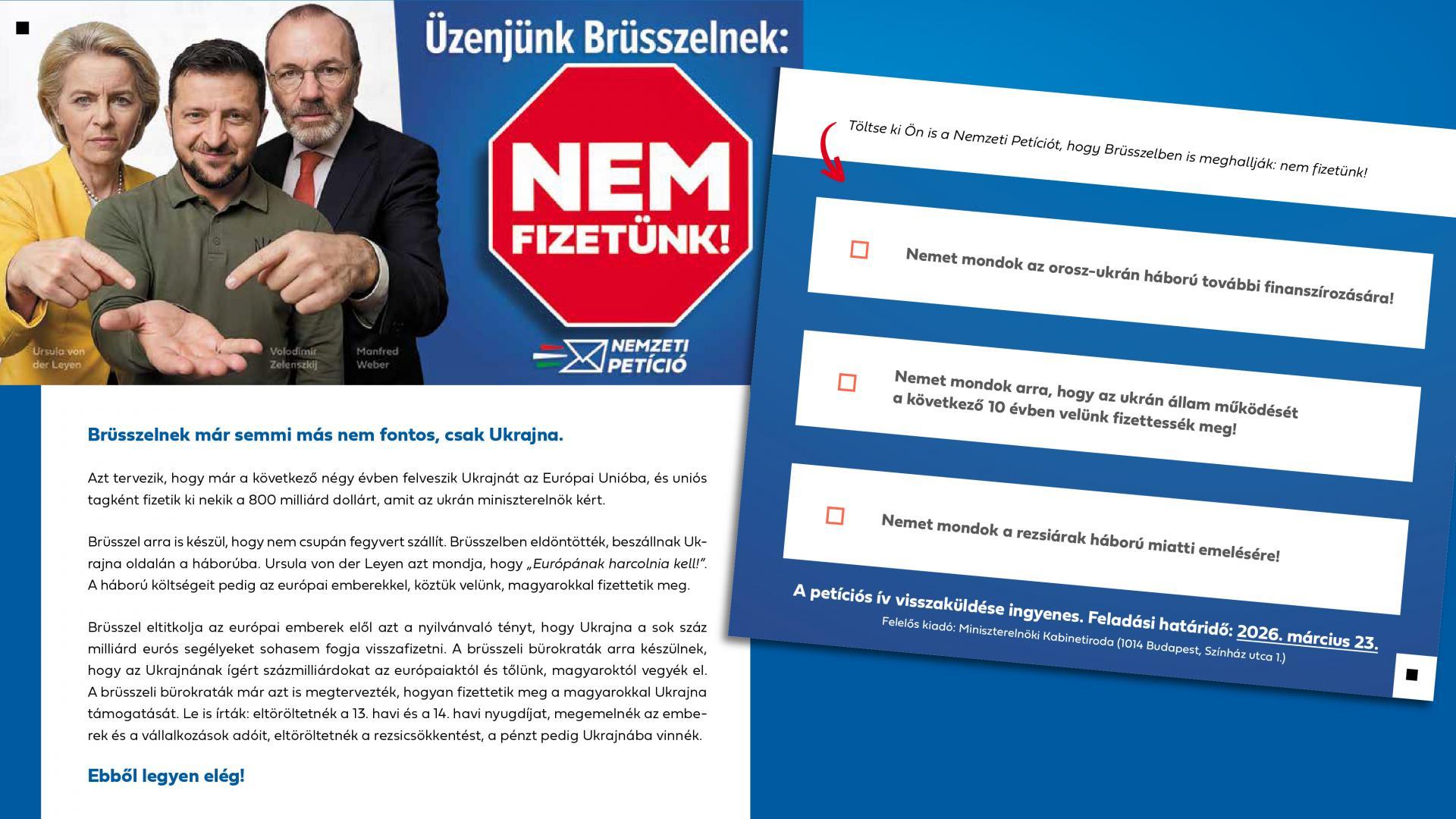 A héten indul a nemzeti petíció postázása