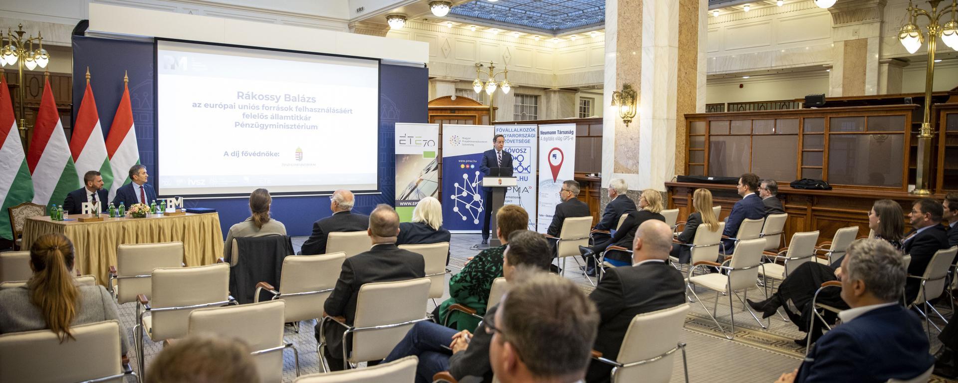 Év projektmenedzsere díj 2021 díjátadó, 2021. november 3.