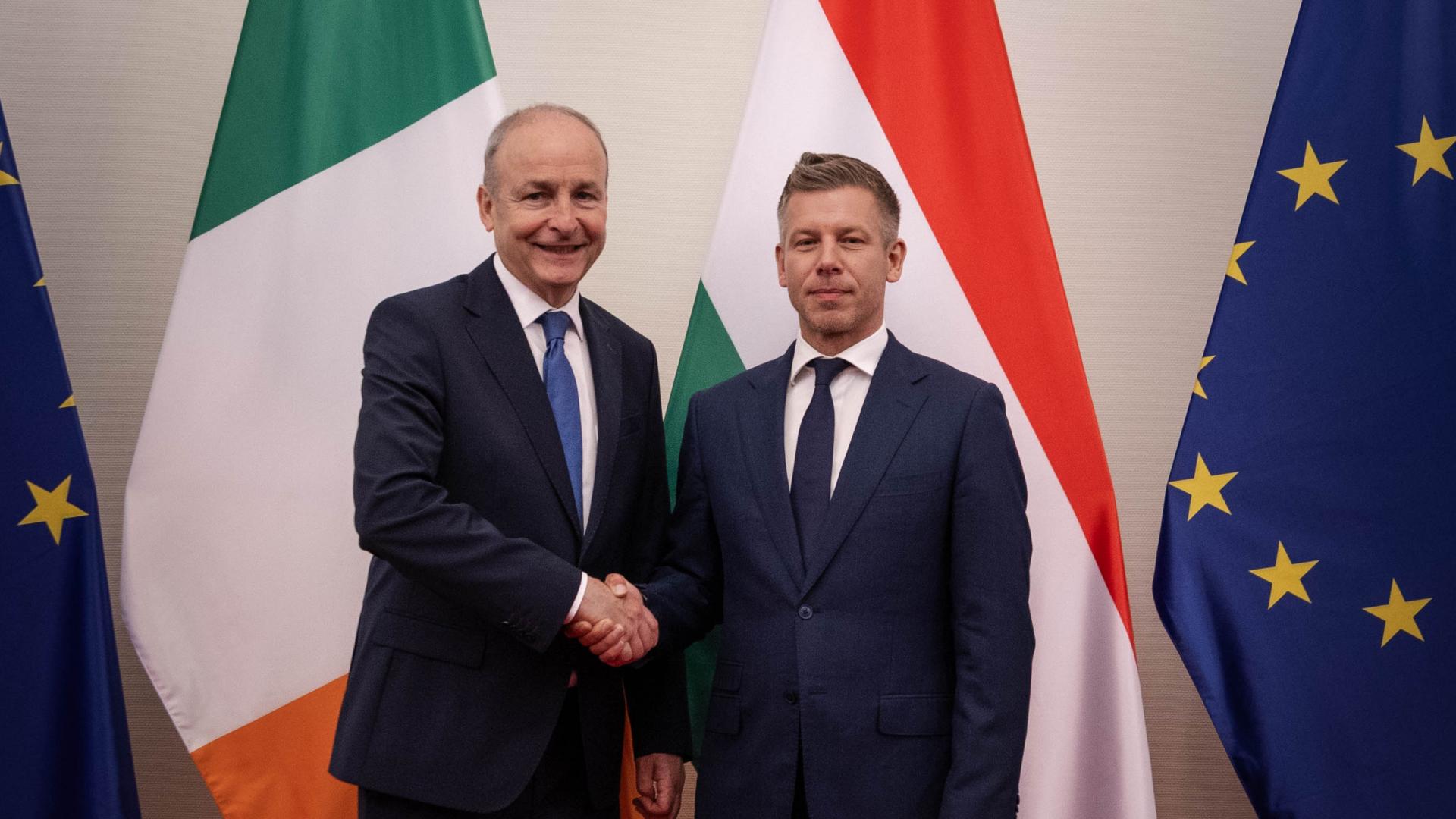 Magyarországra látogatott az ír miniszterelnök