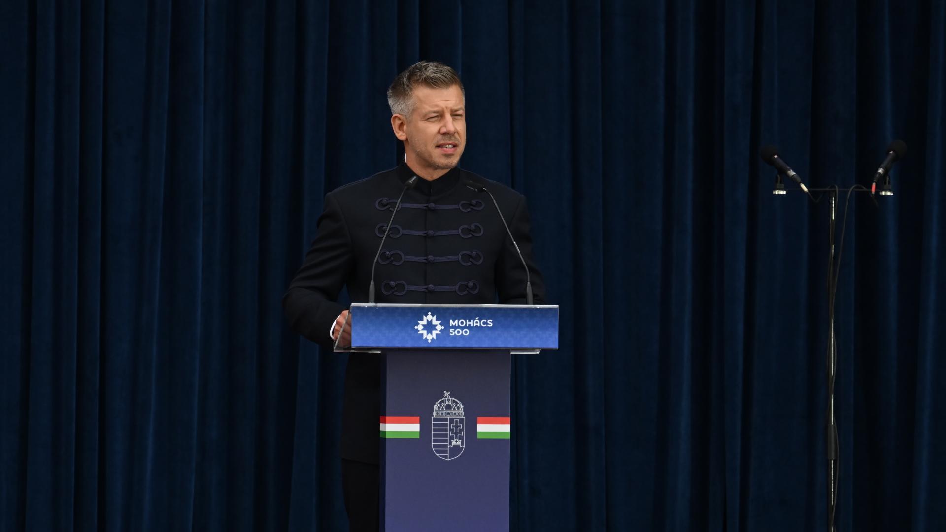 Magyar Péter: A mohácsi csata legfontosabb tanulsága a sorsközösségről szól