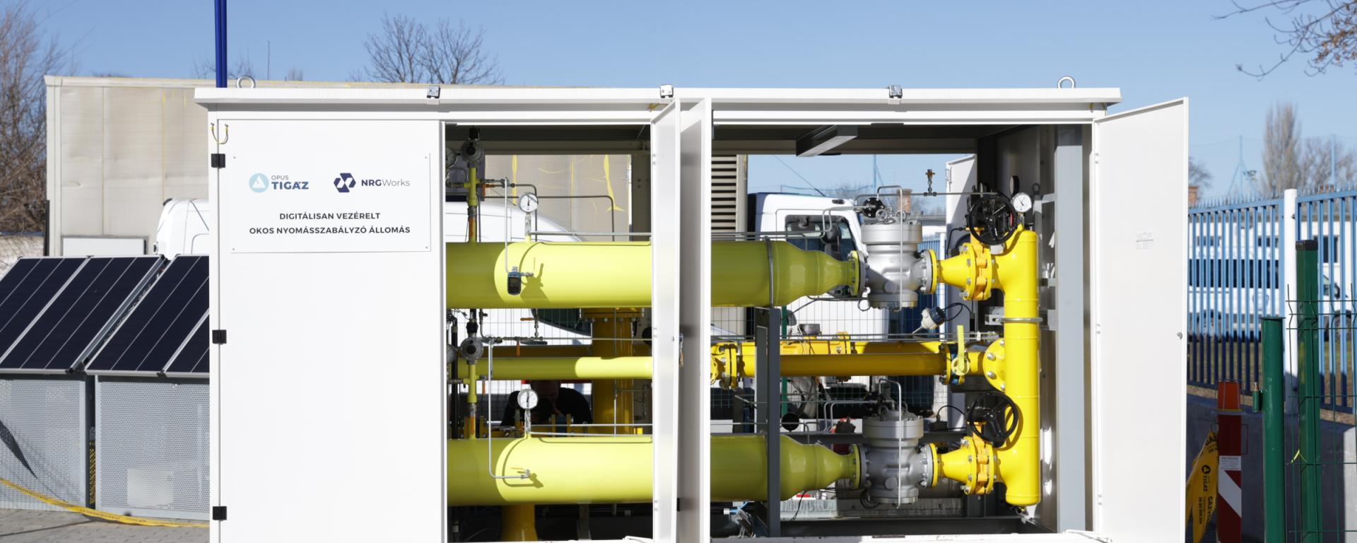 okos nyomásszabályozó állomás 