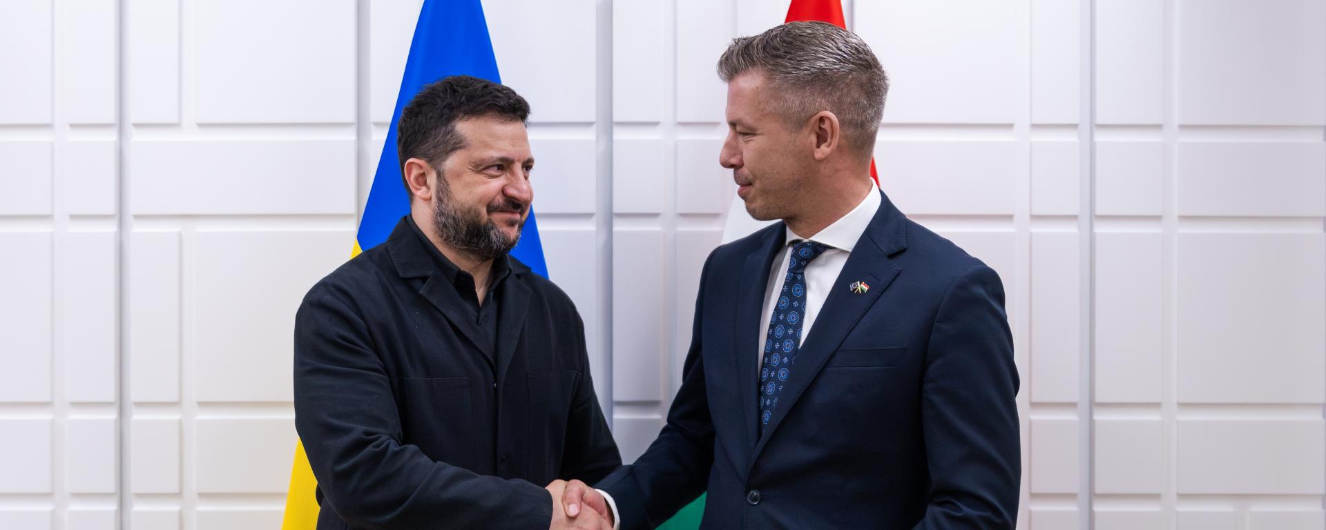 Magyar Péter Volodimir Zelenszkij 