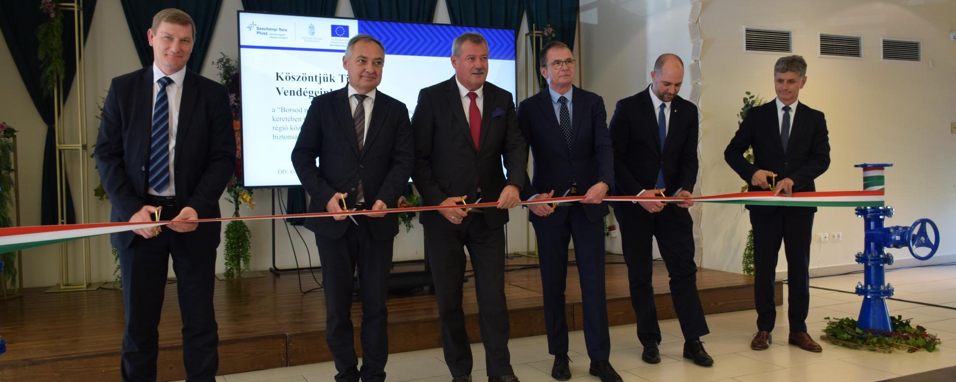 V. Német Zsolt, Borsod víziközmű fejlesztés átadó