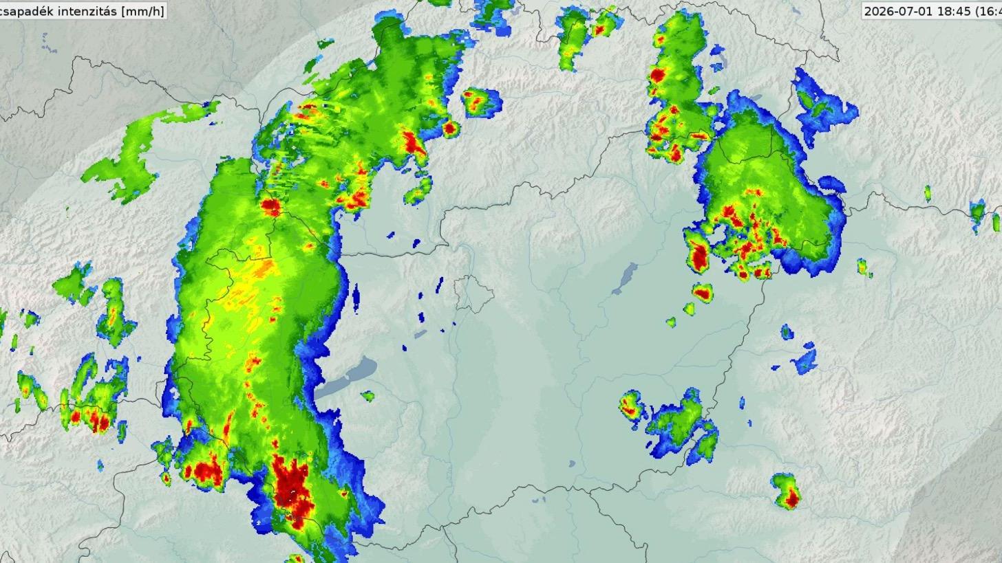 Gyorsjelentés a hőségriasztásról (2026. július 01. 18:30)
