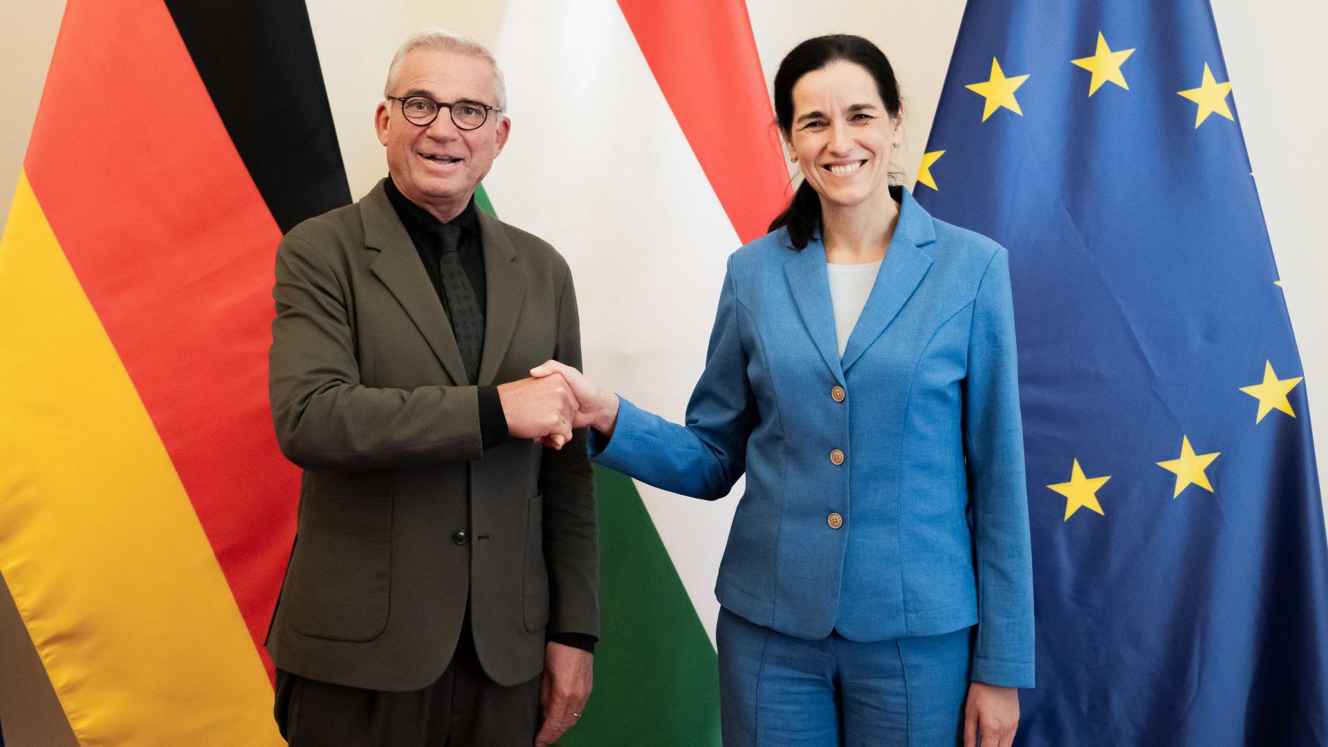 Orbán Anita külügyminiszter és Thomas Strobl találkozója