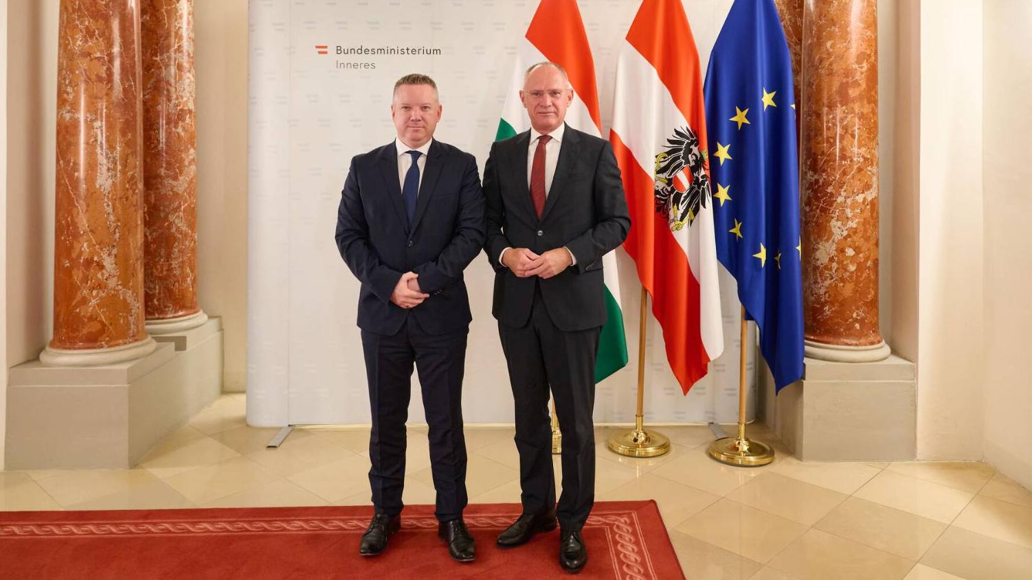 Bécsben találkozott az osztrák és a magyar belügyminiszter