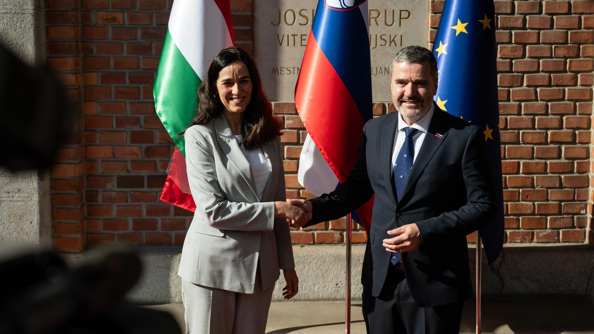Orbán Anita külügyminiszter látogatása Szlovéniában