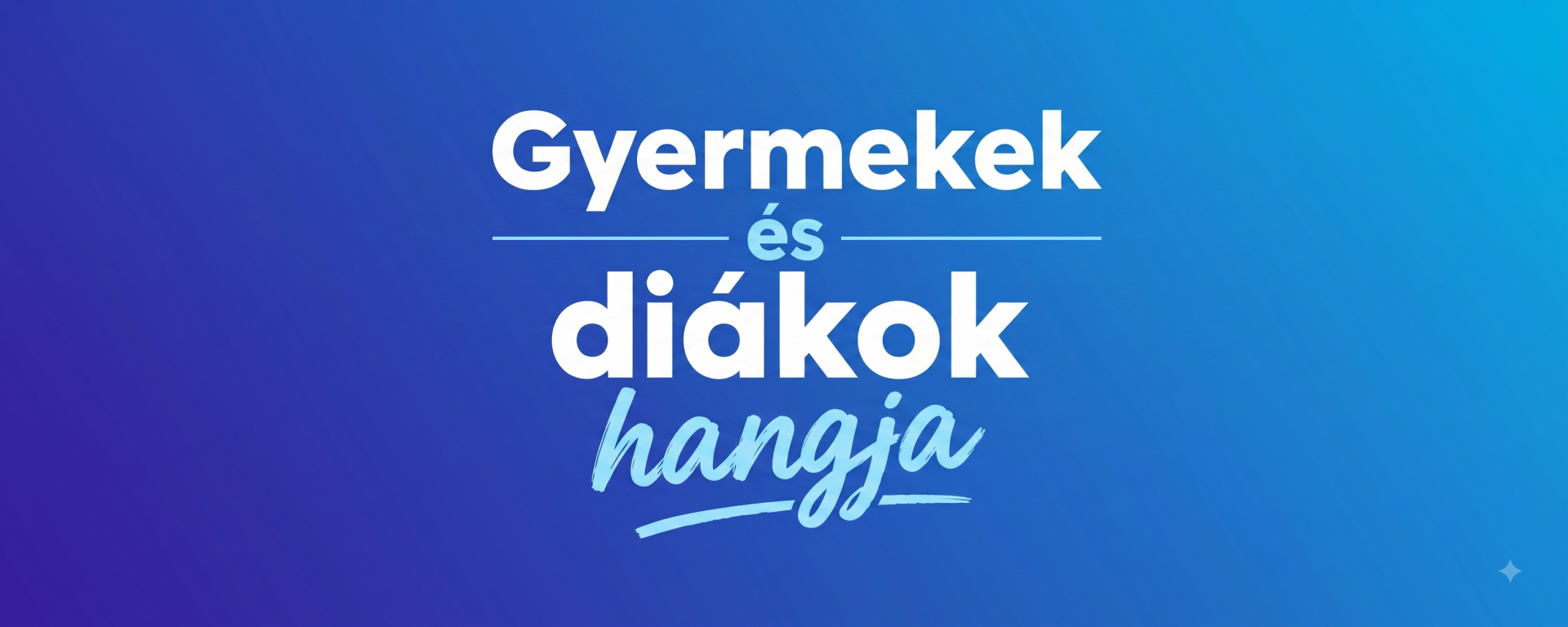 Gyermekek hangja